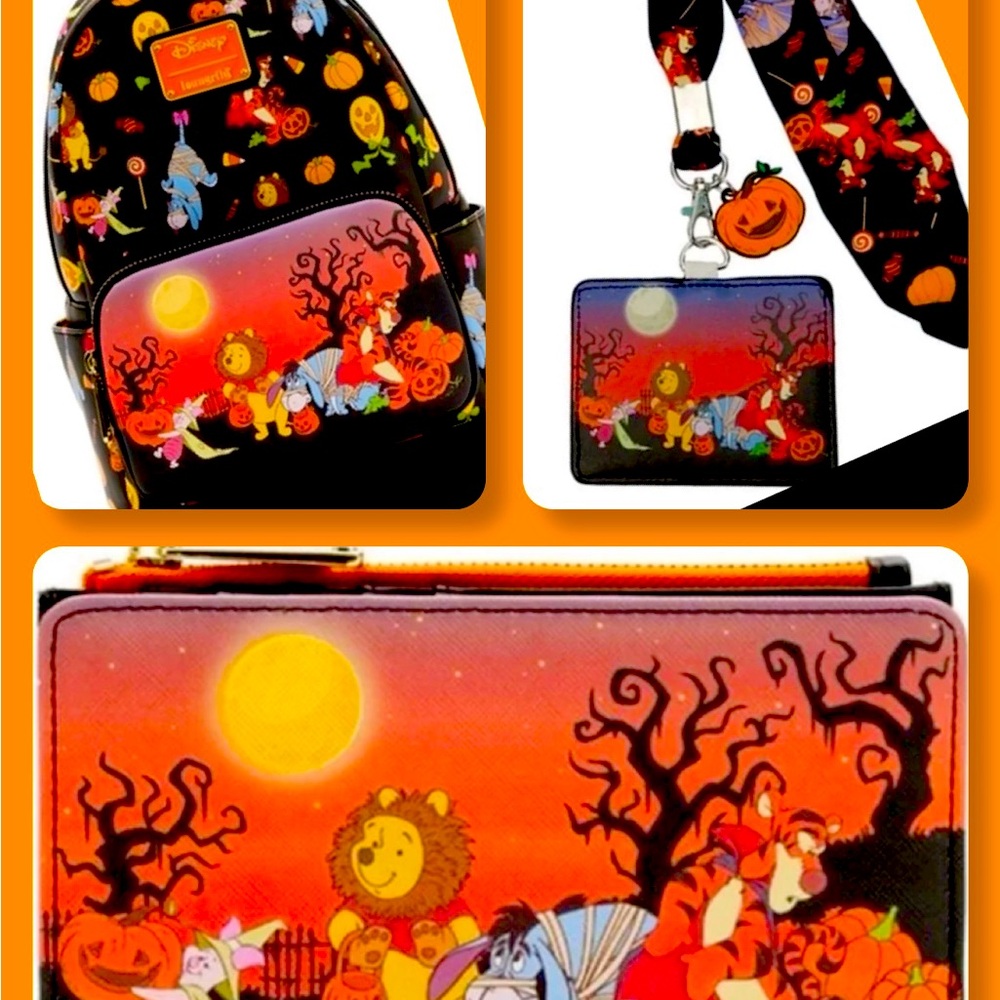 Disney Winnie The Pooh Halloween Loungefly Bundle